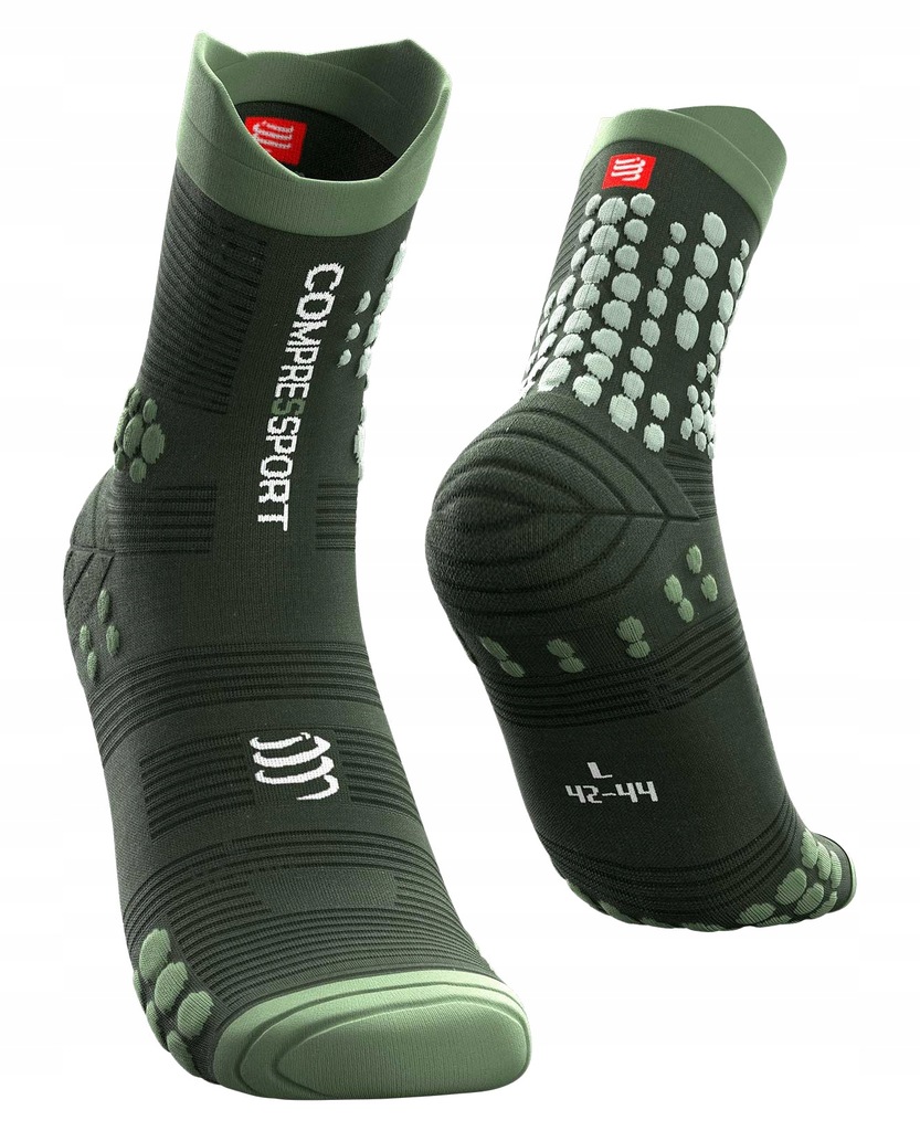 Skarpety biegowe Racing Socks 3.0 TRAIL 45-48green