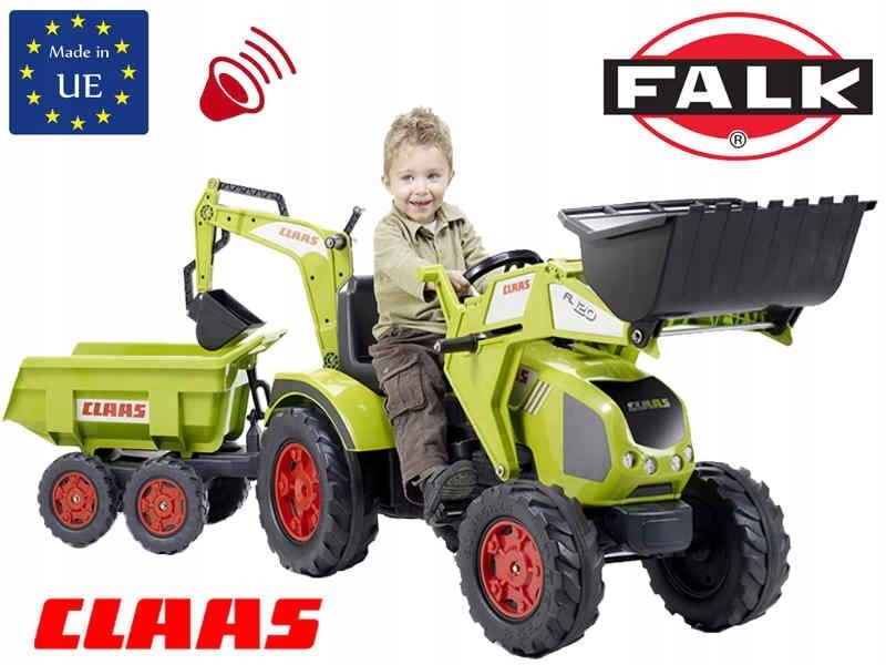 FALK Traktor CLAAS AXOS łyżka przyczepa kopar.3-7