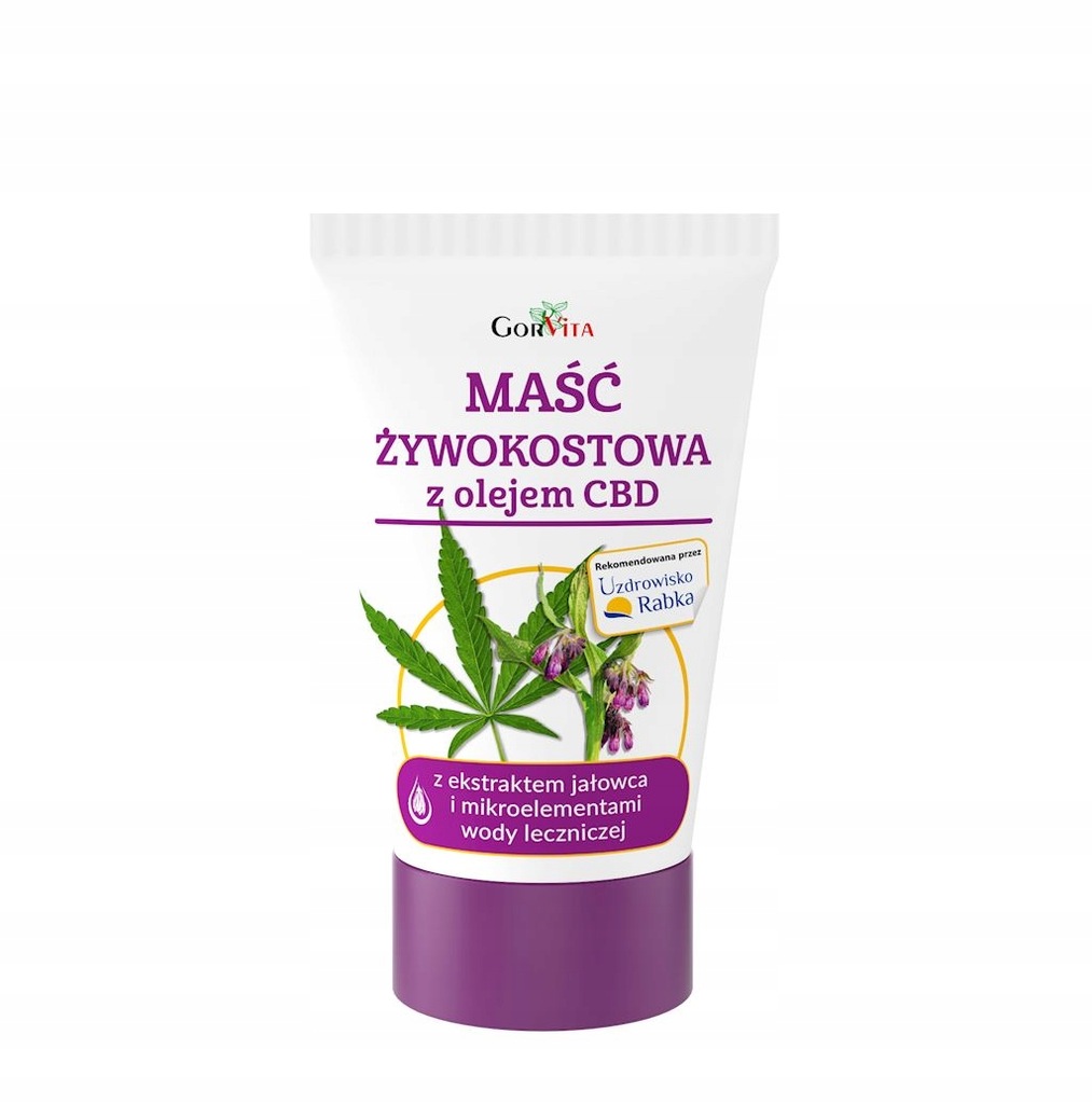 MAŚĆ ŻYWOKOSTOWA Z OLEJEM CBD GORVITA 140ML