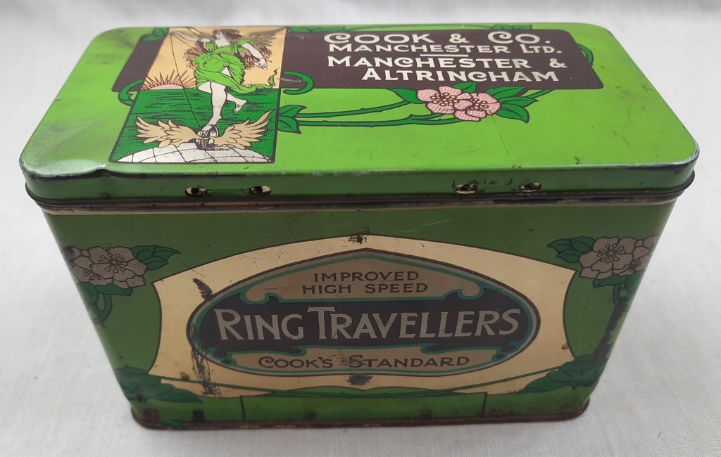 Puszka pudełko opakowanie ring travellers
