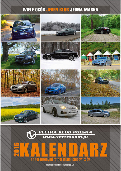 Kalendarz Vectra Klub Polska 2016