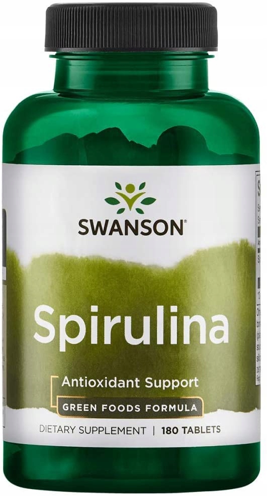 Swanson Spirulina 500 mg 180 tabletek