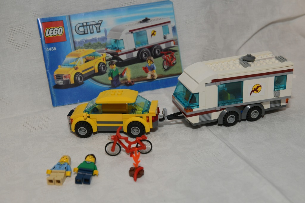 LEGO City 4435 Samochód z przyczepą kempingową - 11789024780 ...