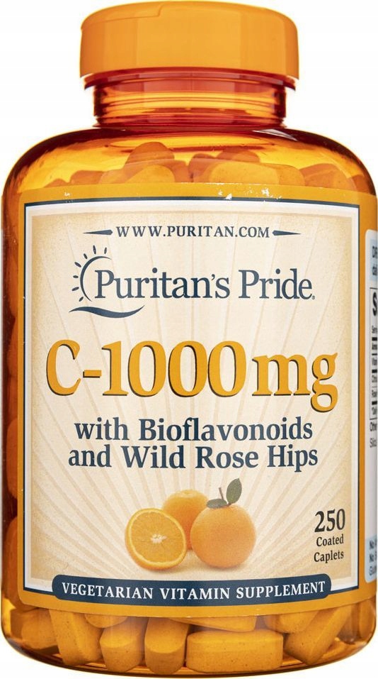 Puritan's Pride Witamina C-1000 z bioflawonoidami 1000 mg 250 tabletek