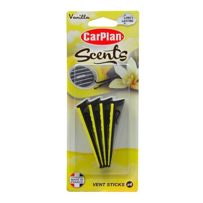 CarPlan Zapach samochodowy Wanilia 4x klipsy