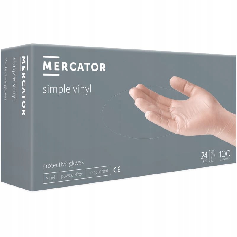 Rękawice winylowe Mercator Simple Vinyl M