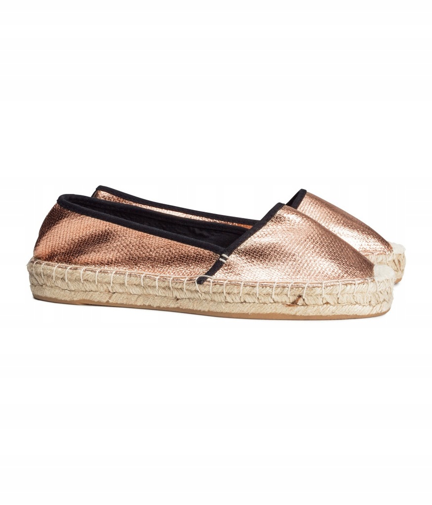 H&M ESPADRYLE RÓZOWE NOWE 40