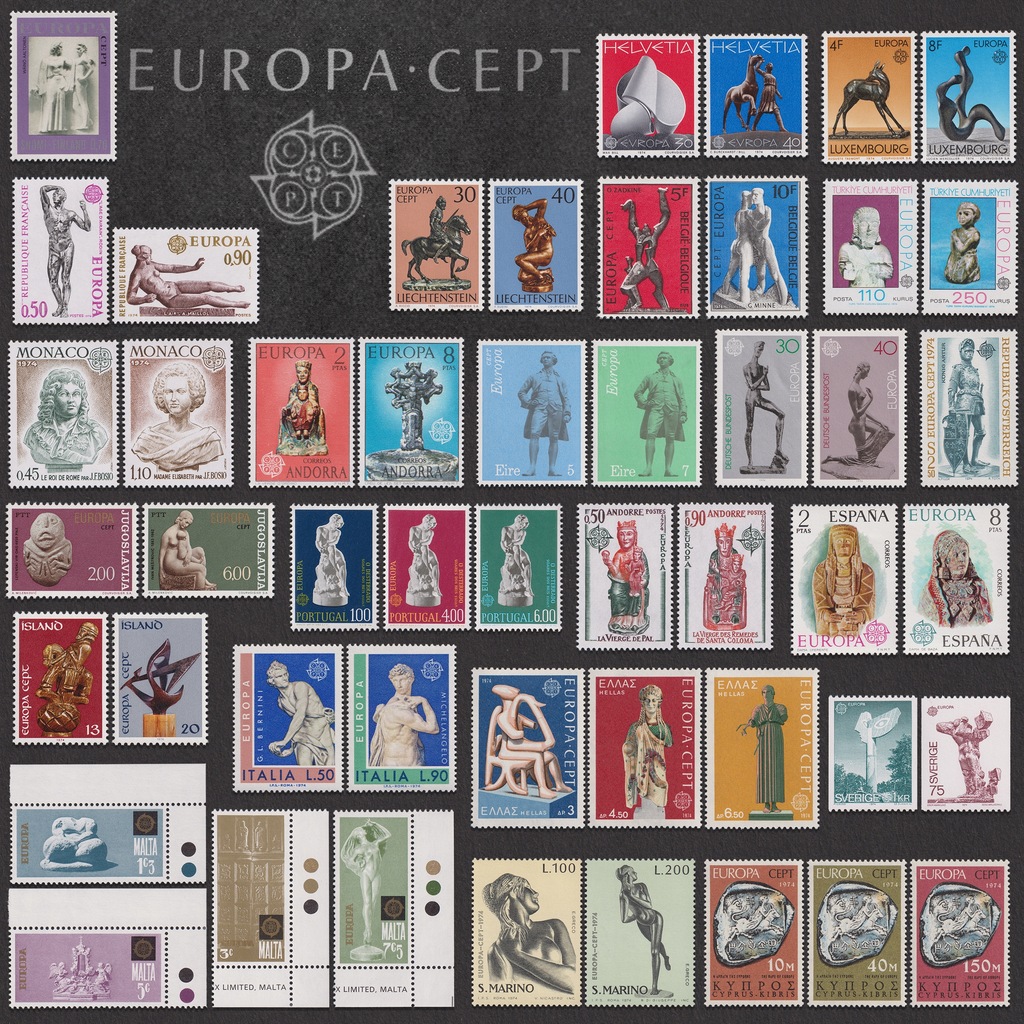 Купить Набор скульптур EUROPA, 23 серия ** 1974 г.: отзывы, фото, характеристики в интерне-магазине Aredi.ru