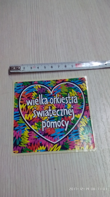 naklejka WOŚP