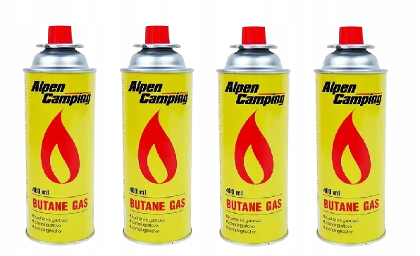 Lot De 14 Cartouches De Gaz Alpen Camping IK004 400ml - Isobutane/Propane Pour Réchaud De Camping