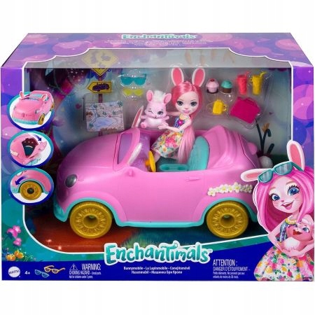 Enchantimals Króliczkowóz Pojazd do zabawy HCF85 Mattel