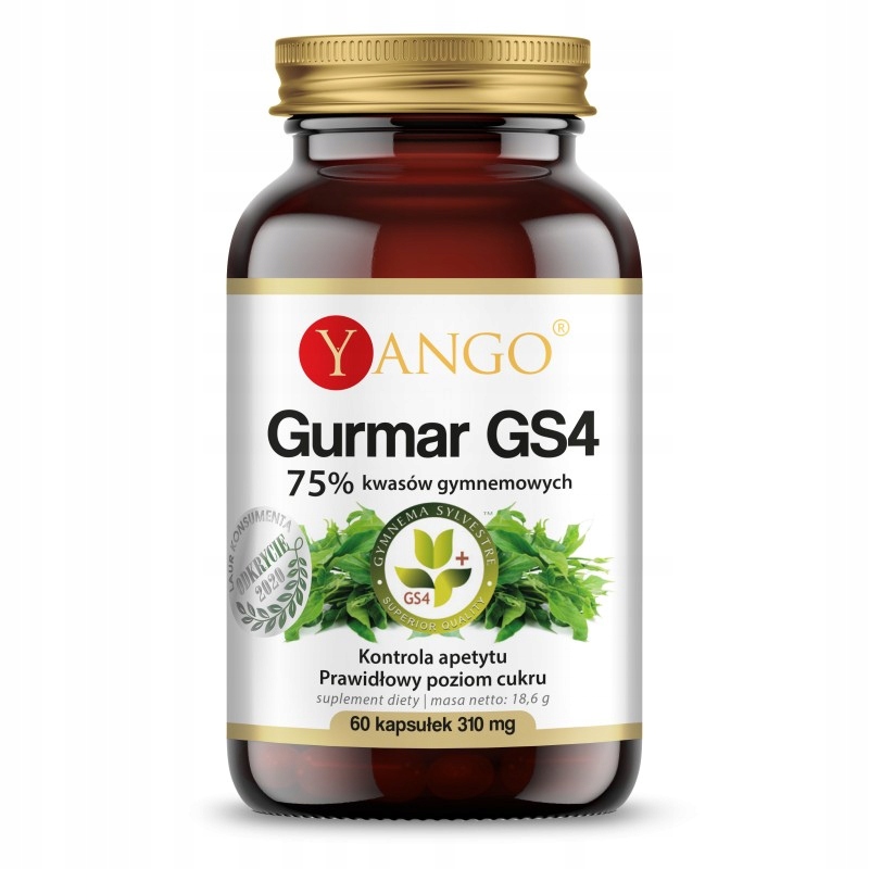 Gurmar GS4 - 75% kwasów gymnemowych (60 kaps.)