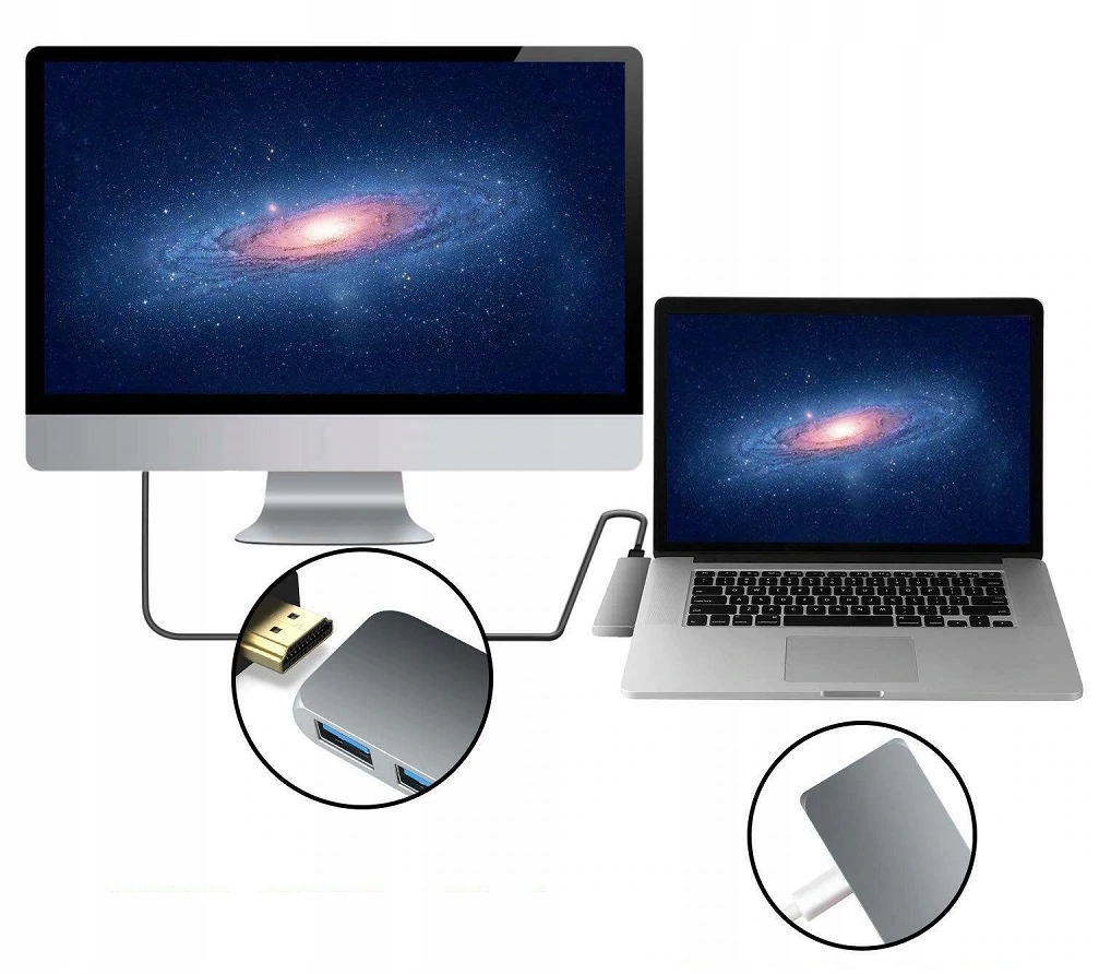 Купить Адаптер HUB 7in1 USB-C HDMI SD Macbook Pro / Air: отзывы, фото, характеристики в интерне-магазине Aredi.ru