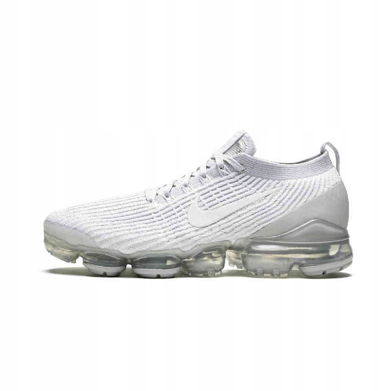 Nike Men s Air VaporMax Flyknit 3 Shoes GraySilverOrange