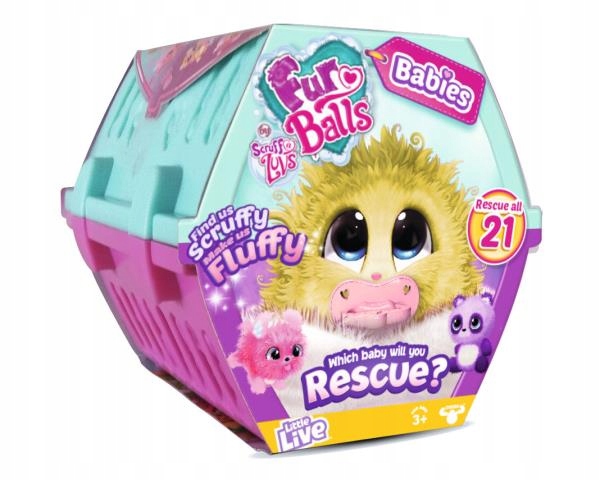 FUR BALLS BABIES 637C TM TOYS