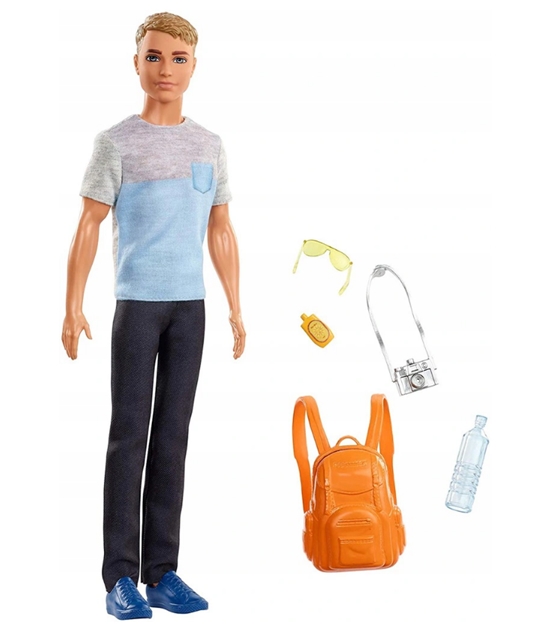 Mattel Barbie Lalka Ken Mężczyna w Podróży 30 cm