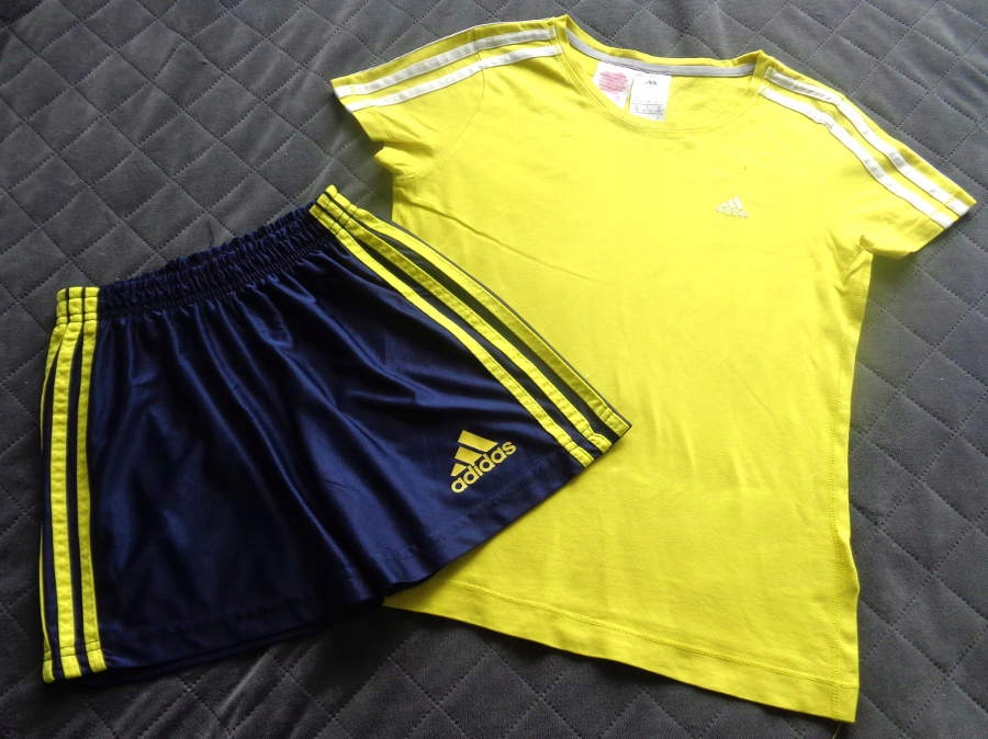 LATO fajny sportowy ZESTAW 2szt ADIDAS chł ok. 146