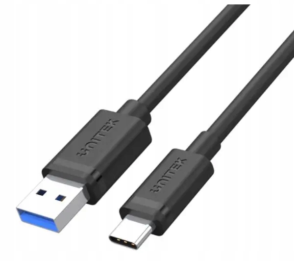 Kabel Przewód Unitek C14103BK-2M USB-A - USB-C 2 metry Czarny
