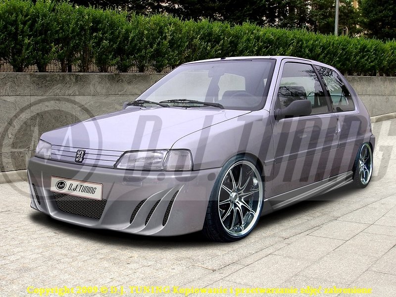 PEUGEOT 106 * ZDERZAK PRZEDNI SHARK * DJ-TUNING