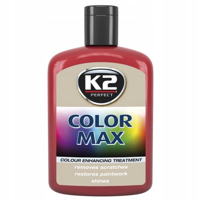 K2 COLOR MAX WOSK KOLORYZUJĄCY 200ML CZERWONY