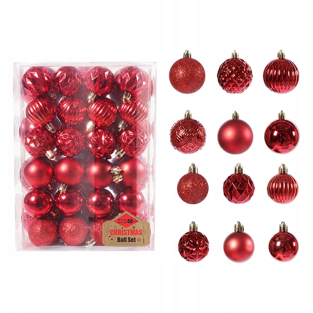 48 Pieces Xmas Tree Hanging Ornaments for Party