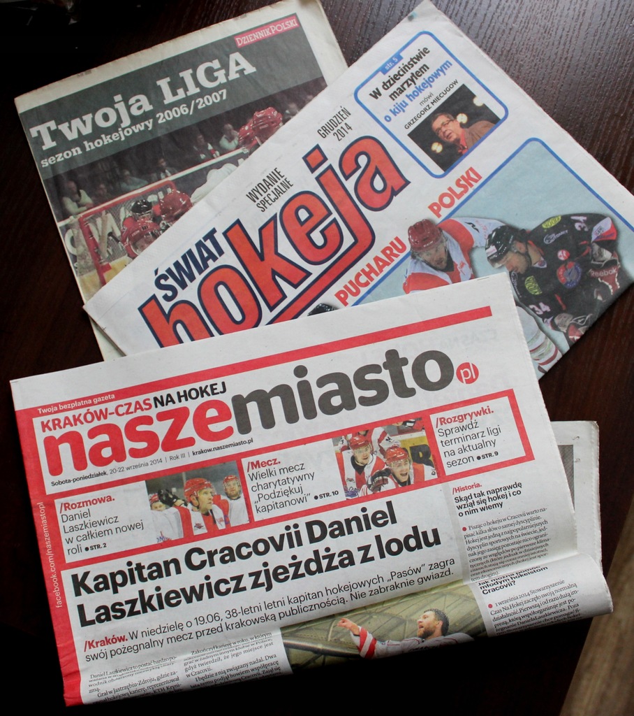 Hokej - gazety o hokeju, skarb kibica, liga polska