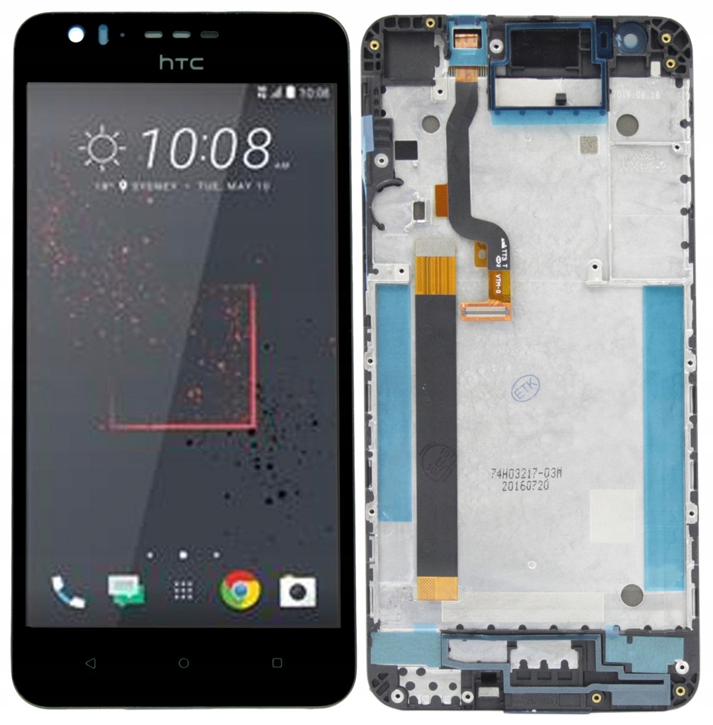 HTC DESIRE 825 WYŚWIETLACZ EKRAN LCD DISPLAY BL.