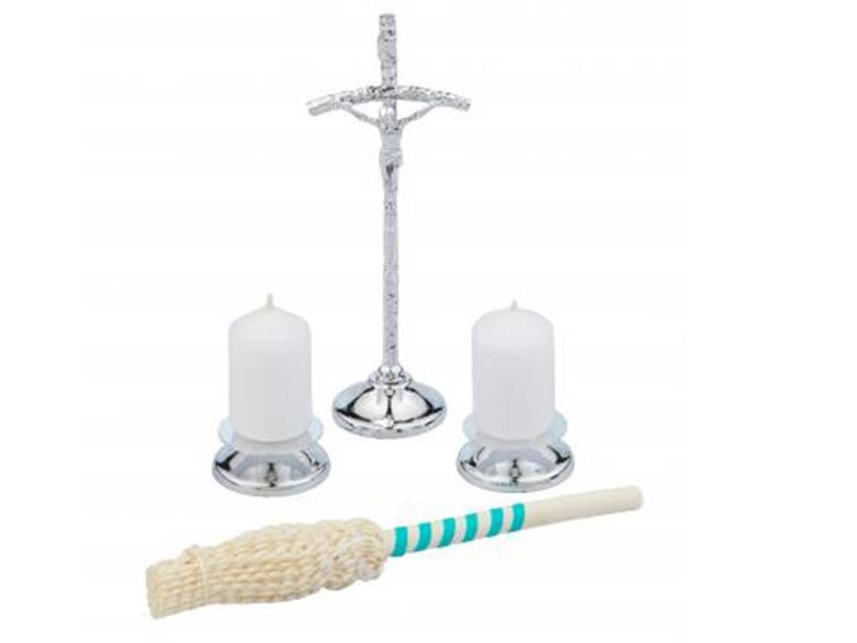 Zestaw do BŁOGOSŁAWIEŃSTWA SREBRNY ślub, wesele