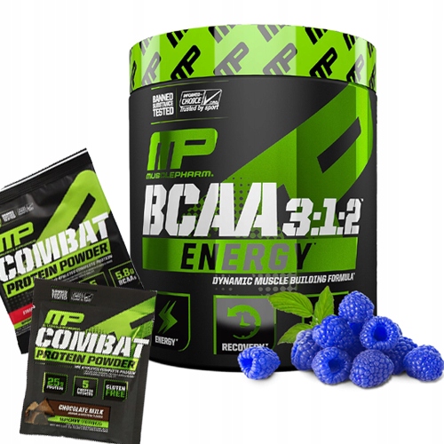 MUSCLE PHARM BCAA ENERGY 3:1:2 270G KOFEINA REGENE