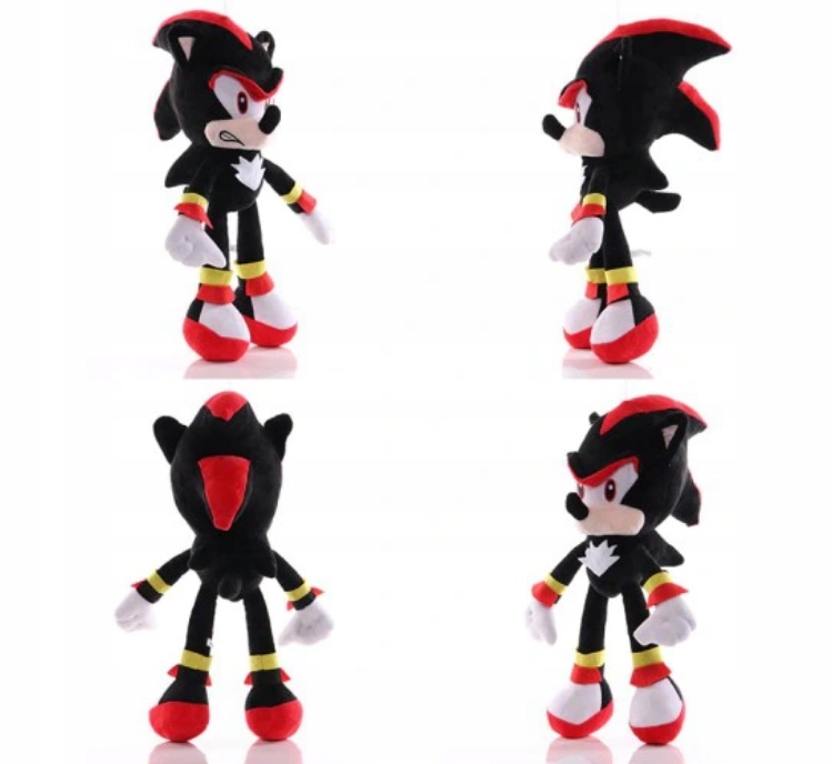 NOWA MASKOTKA SONIC SHADOW THE HEDGEHOG 20cm - 12179125126 - oficjalne ...