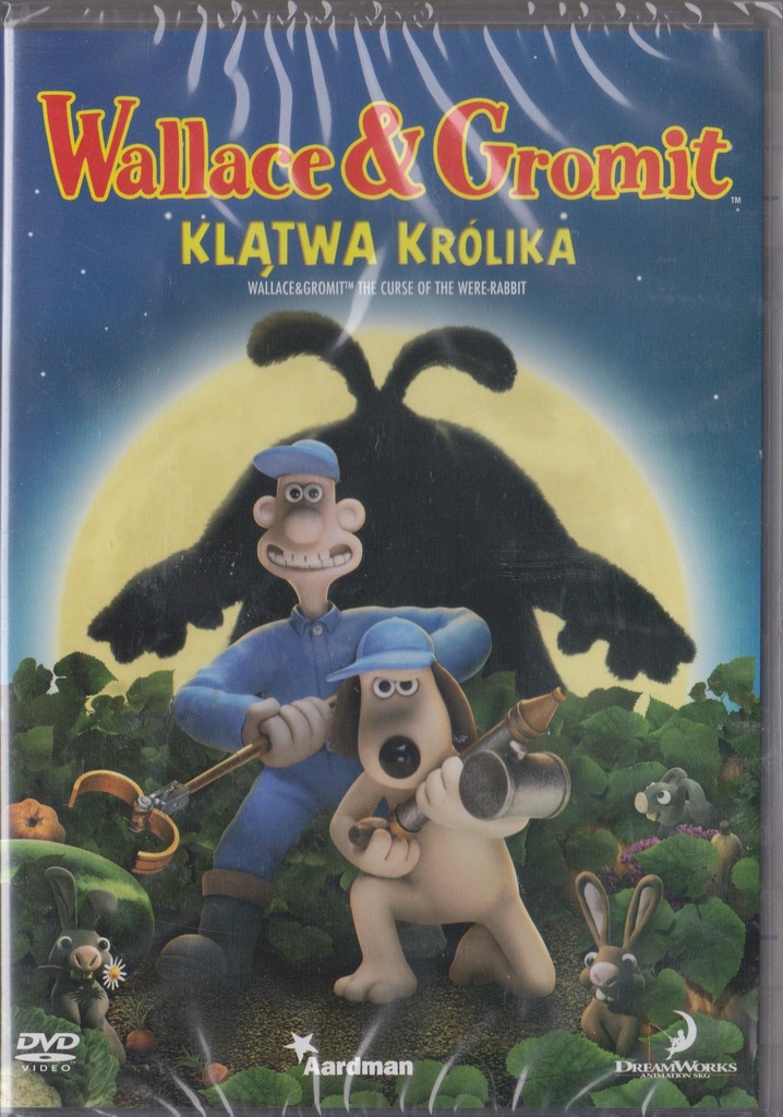 [DVD] WALLACE & GROMIT: KLĄTWA KRÓLIKA (folia)