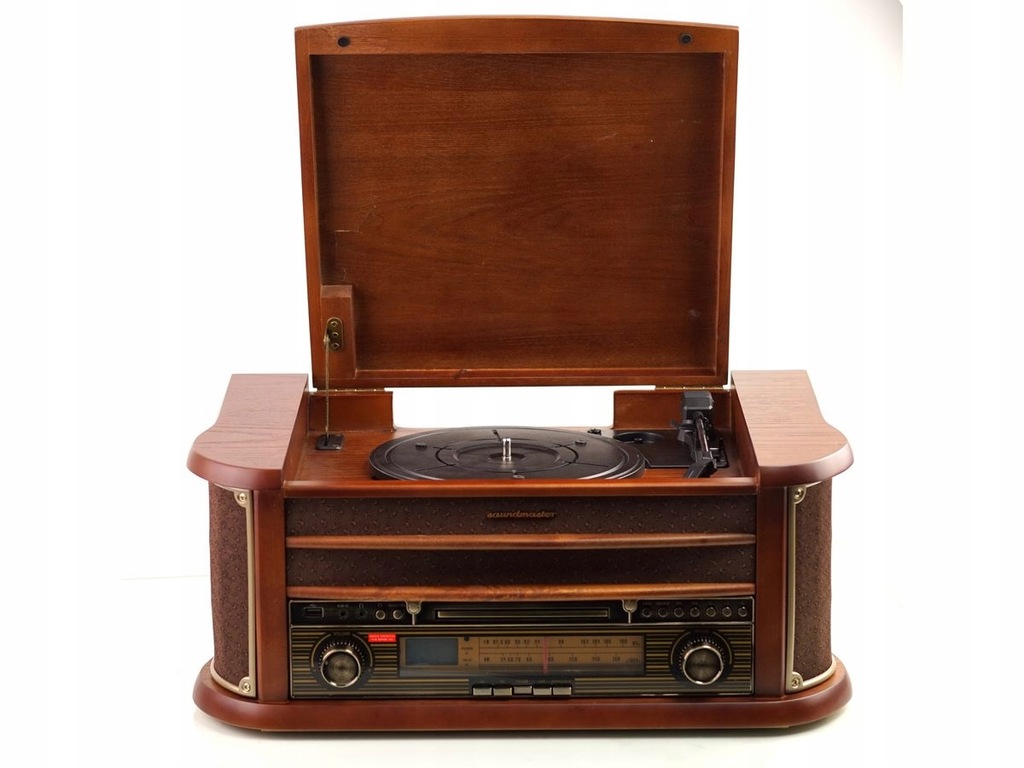Soundmaster NR513A gramofon Retro Radio CD/MP3 USB