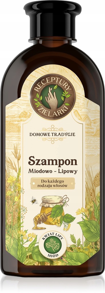 RECEPTURY ZIELARKI Domowe Tradycje Szampon miodowo-lipowy do każdego rodzaj