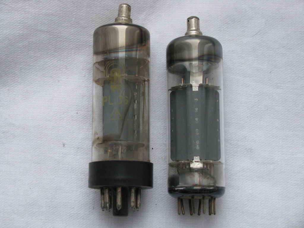 Nr3. STARE LAMPY RADIO ? PL36, RFT PL50C R.2sztuki