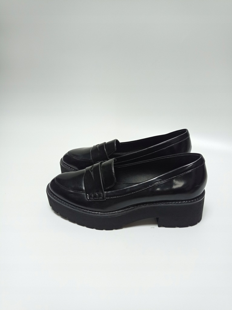 Office london lakierowane mokasyny loafersy 41