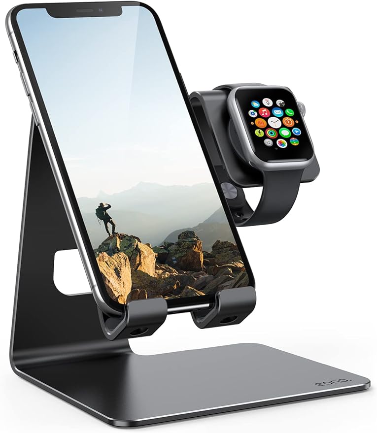 EONO2 2W1 WS01 STOJAK NA TELEFON I ZEGAREK DO APPLE WATCH