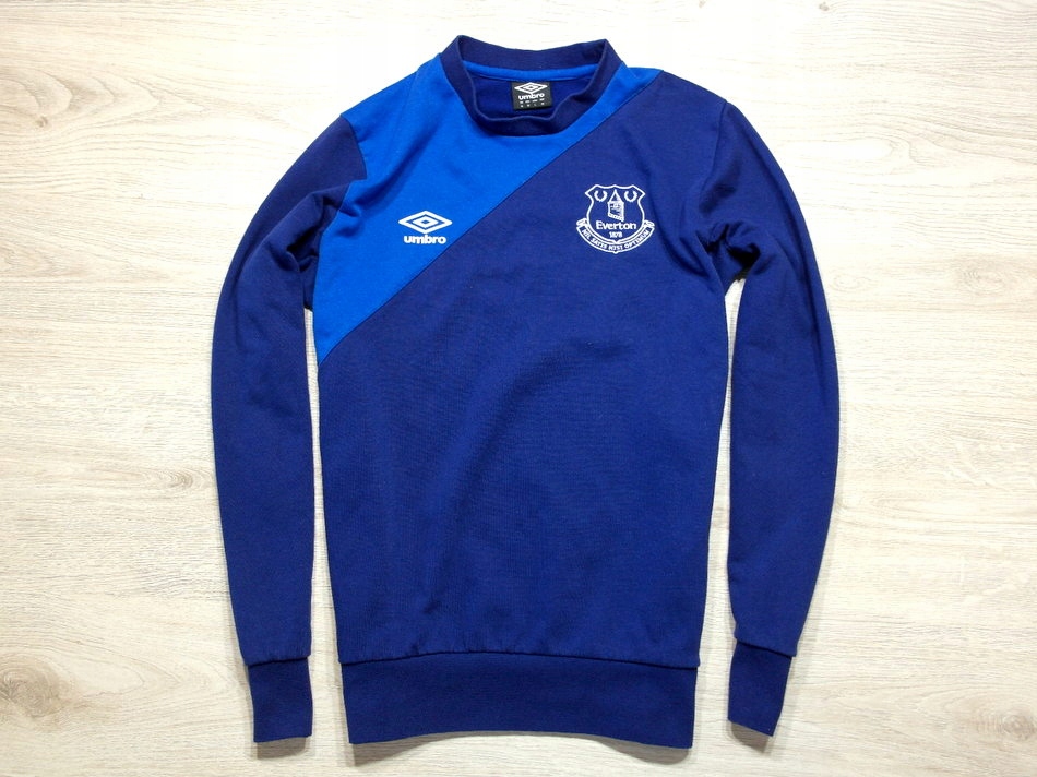 UMBRO _ EVERTON IDEALNA CIEPŁA BLUZA Z LOGO _ M/L