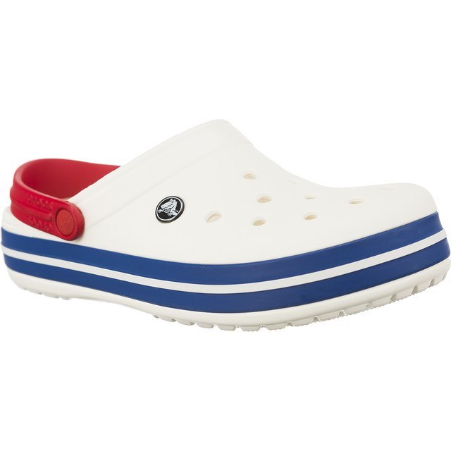 Kapcie dziecięce Crocs CROCBAND białe M9 42.5