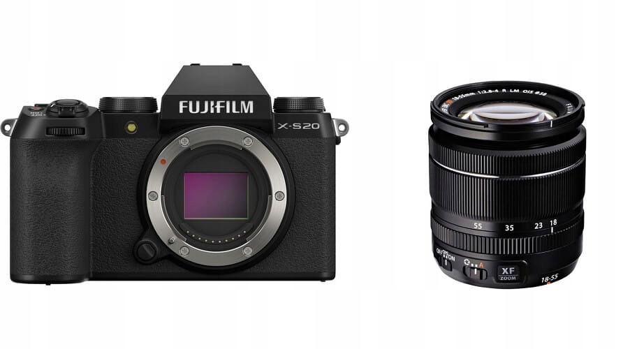 Aparat Fujifilm X-S20 + XF 18-55 mm f/2.8-4 R LM OIS