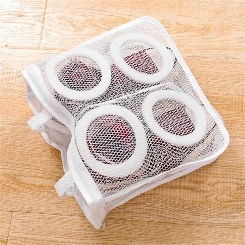 1PC Washing Bags Travel Mesh Laundry Bag Polyester Laundry Wash Shoe Bags