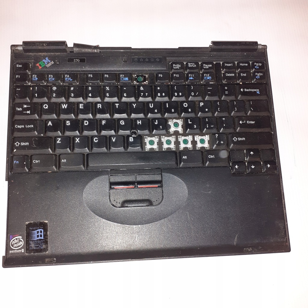 IBM 570 laptop dawny płyta