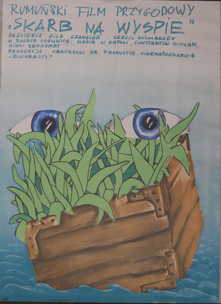 Skarb na Wyspie, plakat filmowy