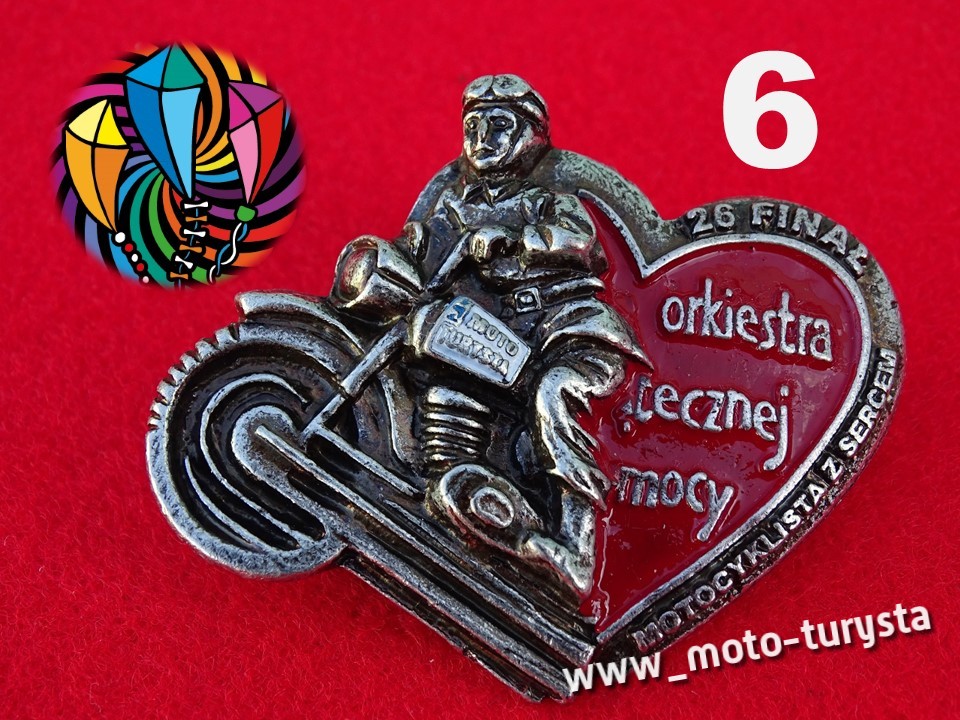 MOTOCYKLISTA z SERCEM nr 6 z 26, autograf Jurka !