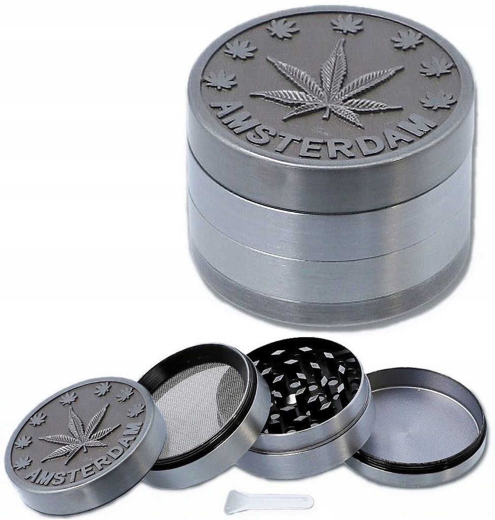 MŁYNEK METALOWY 5-cz 52mm grinder kruszer do suszu