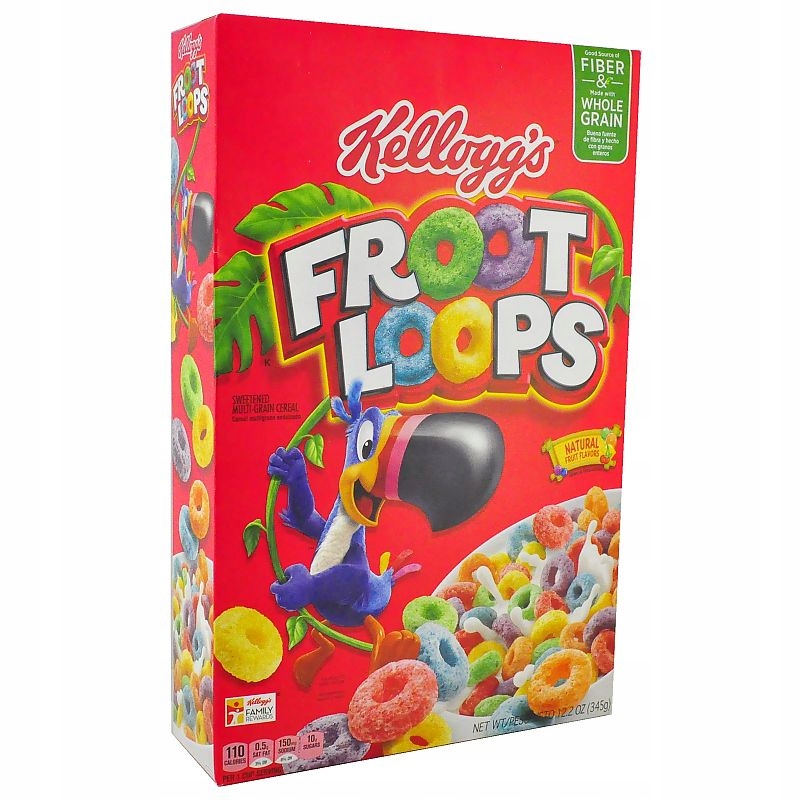 Płatki śniadaniowe Kelloggs Froot Loops 286g USA