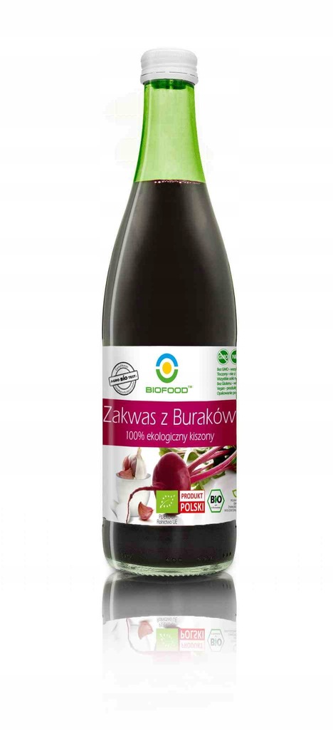 ZAKWAS Z BURAKÓW KISZONYCH BEZGLUTENOWY BIO 500 ml