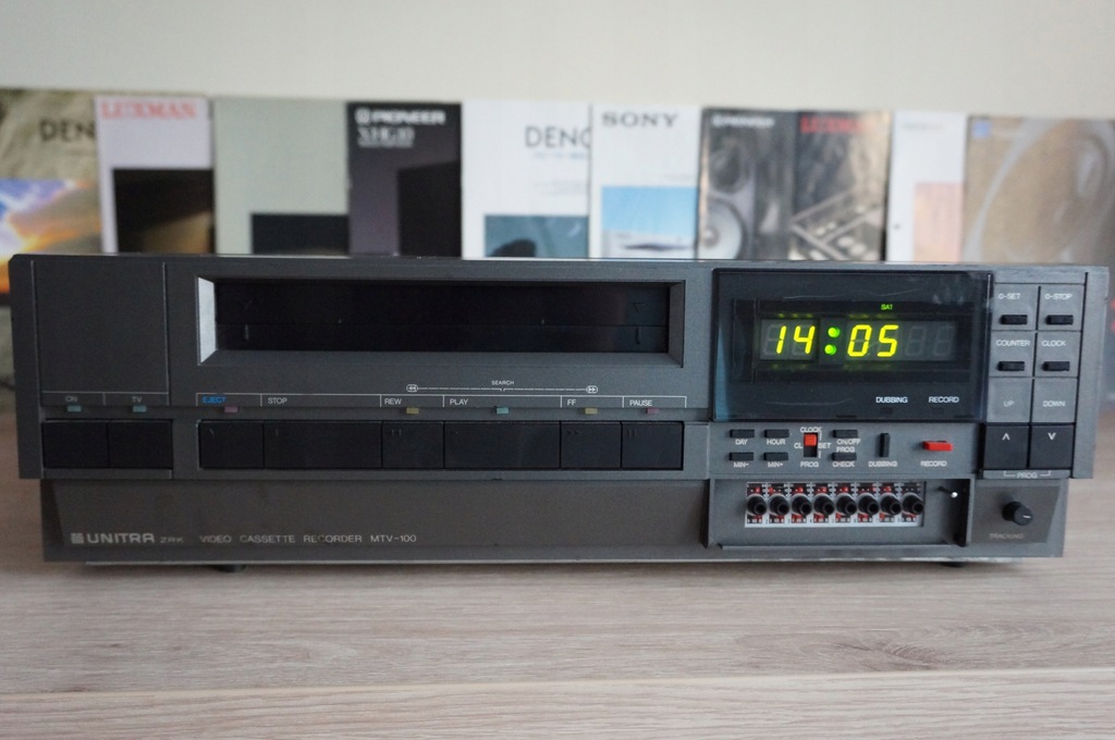 MAGNETOWID VHS Unitra ZRK MTV-100 Unikat PRL