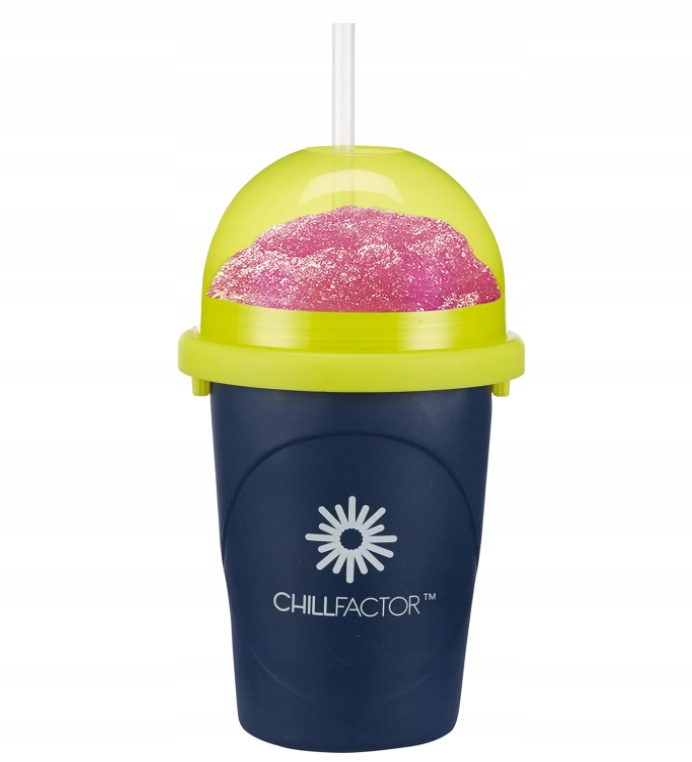 ChillFactor Wielorazowy kubek slushy maker domowe slushie sorbet i mrożone