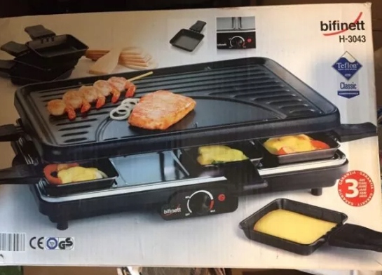 Grill Elektryczny Bifinett H-3043 Nowy świetny
