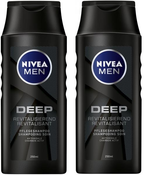 H5046 NIVEA MEN DEEP SZAMPON DO WŁOSÓW 2 x 250 ML